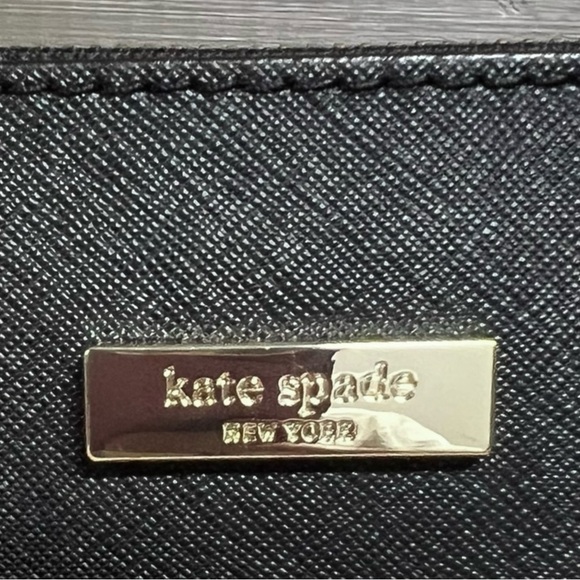 🌻Kate Spade Black Leather Newbury Lane Loden Purse Shoulder Bag Crossbody main image 4